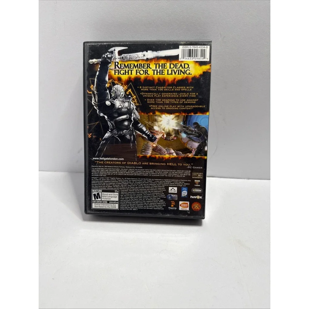 Hellgate London PC DVD Game 2007 Action RPG Flagship Studios EA Namco Bandai